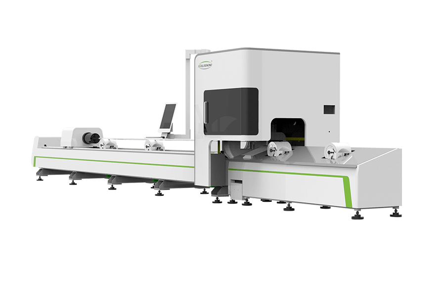 Metal Tube Fiber Laser Cutting Machine iGR-T